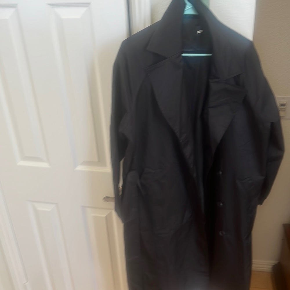 Trench / rain coat : AWAY clothing XL new w/ tags 100% polyester/ retail 250
